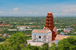 Thai pagoda on the hill,petchburi Thailand