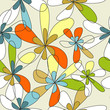 Floral seamless wallpaper