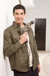 Confident carpenter