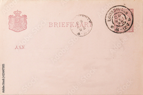 Photo: Very old postcard of 1895 Very old postcard of 1895
