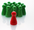 Leader with Team - Modern Business Concept
