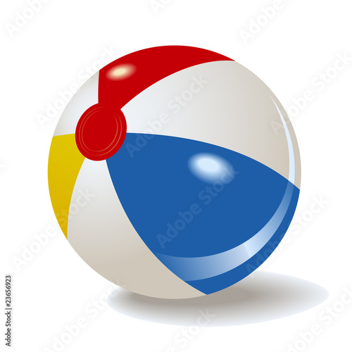 beach ball. each ball vector