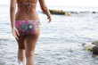 going into the water