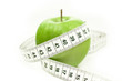 Apfel mit Maßband