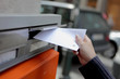girl posting a letter in Czech Republic girl posting a letter in Czech Republic
