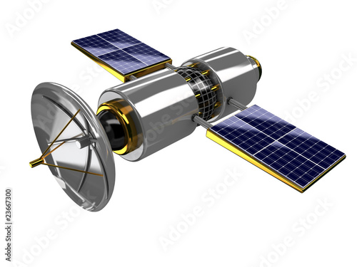 Illustration: broadcasting satellite broadcasting satellite