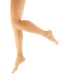 Beautiful legs isolated on a white background