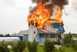 house on fire