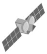 Vector illustration of satellite