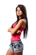 Pretty brunette girl