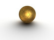 Illustration: Gold football Gold football