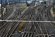 Eisenbahn Geleise mit Weichen