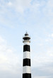 Foto: Black and white lighthouse Black and white lighthouse