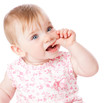 Portrait of little baby girl