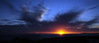 Beautiful sunset over sea