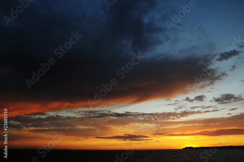 Photo: Ocean sunset Ocean sunset
