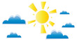 Sun and clouds