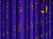 Blue curtain