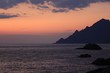 Crépuscule sur la cote Corse Crépuscule sur la cote Corse