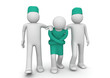 Psycho wearing straitjacket - Healthcare collection
