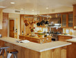 Large Kitchen with Wooden Cabinetry