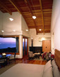 Large Contemporary Bedroom with Ocean View