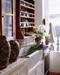 Cut Flowers in Sink
