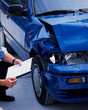 damaged car