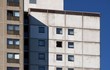 Zoom auf Berliner Plattenbau