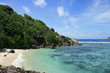 Bucht auf Ile Moyenne, Seychellen Bucht auf Ile Moyenne, Seychellen