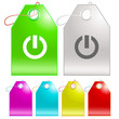 Switch element. Vector tags.