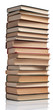 opened book, lying on the bookshelf