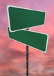 Blank Road Sign