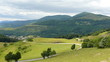 Ausblick über die Berge im Elsass