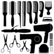 Hair Accessories Silhouette Vector