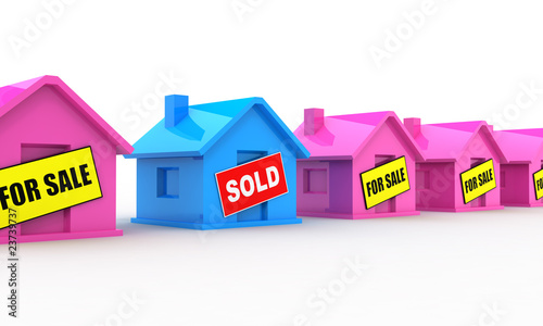 Illustration: Sold house Sold house