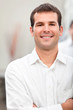 Business man smiling Business man smiling