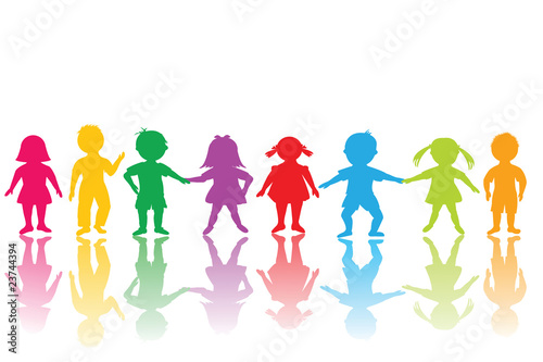 Group of colored children