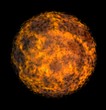 Flaming sphere