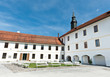 Old medieval castle yard. Skofja Loka Castle, Slovenia Old medieval castle yard. Skofja Loka Castle, Slovenia