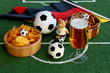 Fußball und Bier