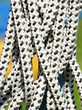 Seile vor farbigem Hintergrund - Rope & Colours