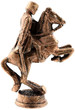 cavalier, pièce de jeu d'échec, fond blanc cavalier, pièce de jeu d'échec, fond blanc