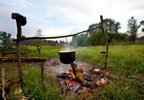 Photo: Camping fire Camping fire