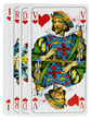 cartes coeur, fond blanc cartes coeur, fond blanc