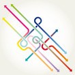 arrows background vector abstract arrows background vector abstract