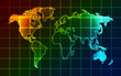 World Map - Technology Background
