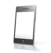 Generic Touch Screen Mobile Device w/ Clipping Path