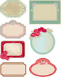 vintage romantic labels