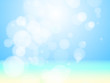 Beautiful sea beach bokeh